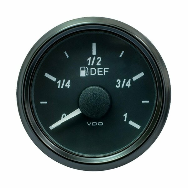 Vdo SingleViu 52mm 2-1/16 in. DEF Level Gauge, 3-180 Ohm A2C3833550030